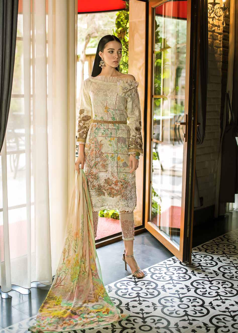 Gul Ahmed Formal Brights Collection 2019 PS02 Laced Love YourLibaas Gul Ahmed Formal Brights Collection 2019 PS02 Laced Love YourLibaas