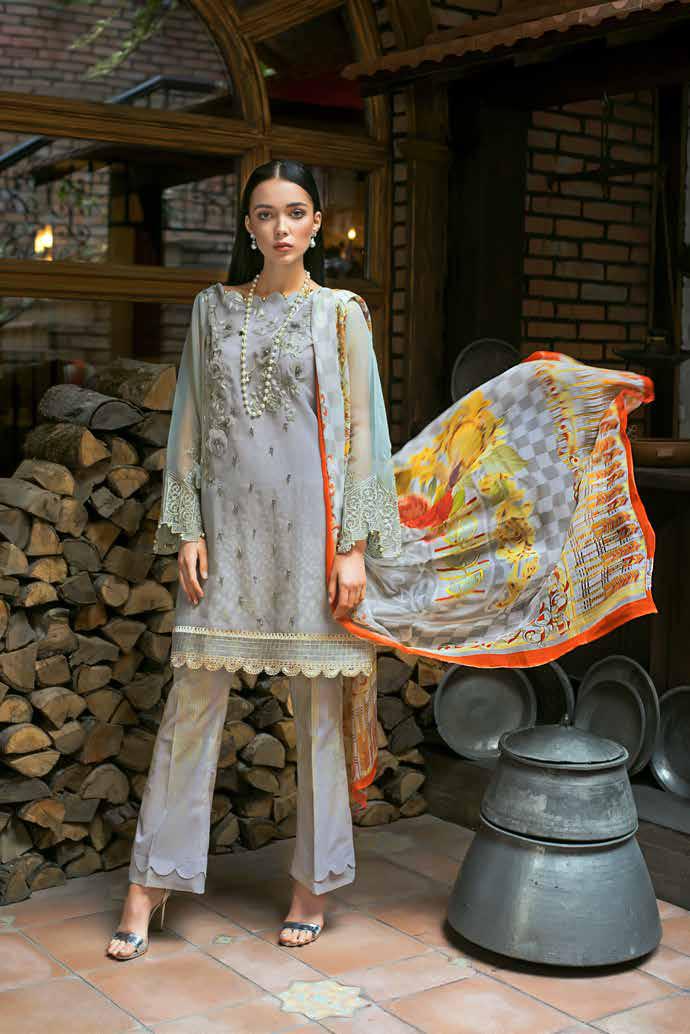 Gul Ahmed New Dress Design Lawn 2019 Gul Ahmed Formal Brights Collection 2019 PS11 Golden Blues Gul Ahmed New Dress Design Lawn 2019 Gul Ahmed Formal Brights Collection 2019 PS11 Golden Blues