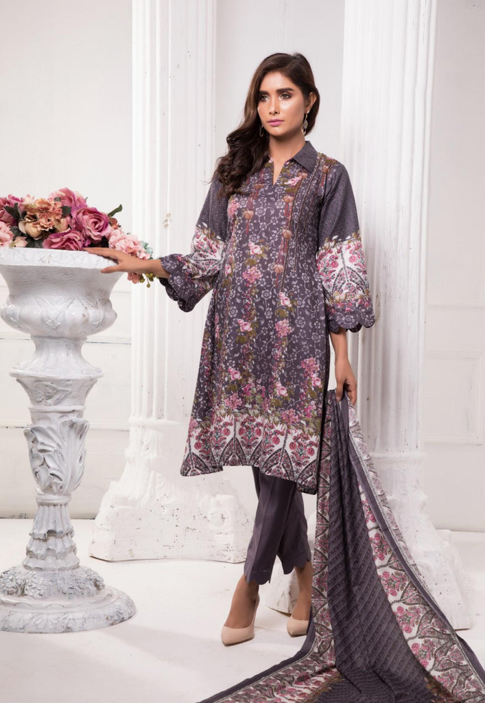 Sahil Printed Lawn Collection 2019 – ZS-06
