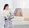Gul Ahmed Luxury Festive Eid Collection - White 3 Pc Embroidered Organza Jacquard FE-06