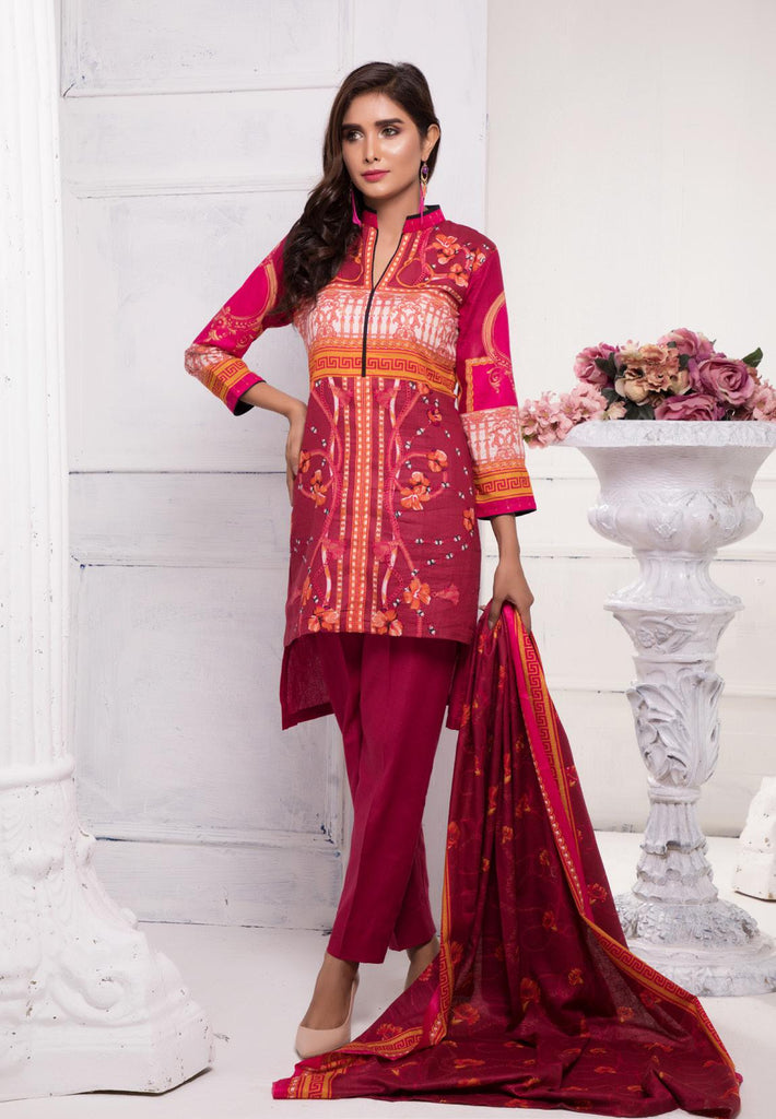 Sahil Printed Lawn Collection 2019 – ZS-08