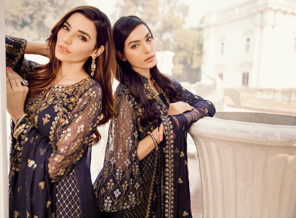 Iznik | Chinnon Chiffon | CC-45 Embroidered Chiffon