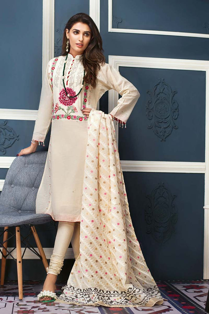 Gul Ahmed Summer Premium Collection 2019 – 3 PC MJ-04