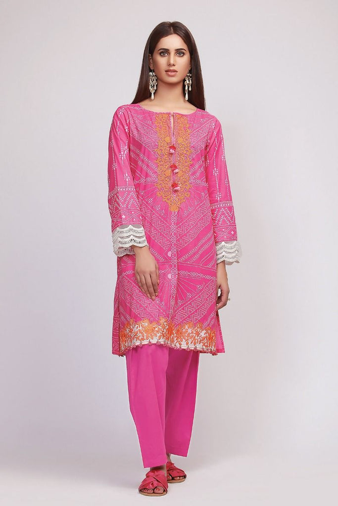 Khaadi The Tale of Spring Lawn Collection 2019 – IR19110 Pink 2Pc