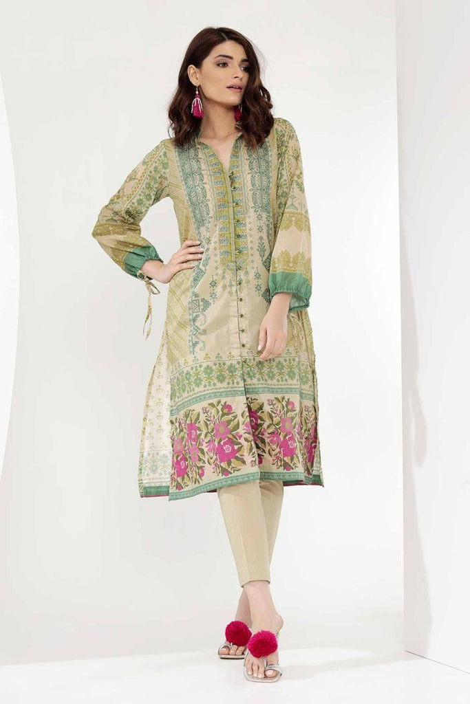 Khaadi Mid Summer Lawn Collection 2018 – J18303 Green 2Pc