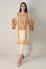 Khaadi Spring Collection 2021 – 2PC Suit · Printed Kameez Pants · J21113 Beige