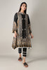 Khaadi Spring Collection 2021 – 2PC Suit · Printed Kameez Pants · J21124 Black