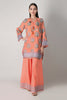 Khaadi Spring Collection 2021 – 2PC Suit · Printed Kameez Pants · J21204 Orange