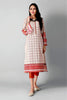 Khaadi Printed 2 Piece Suit · Kameez Pants – J21225 Orange