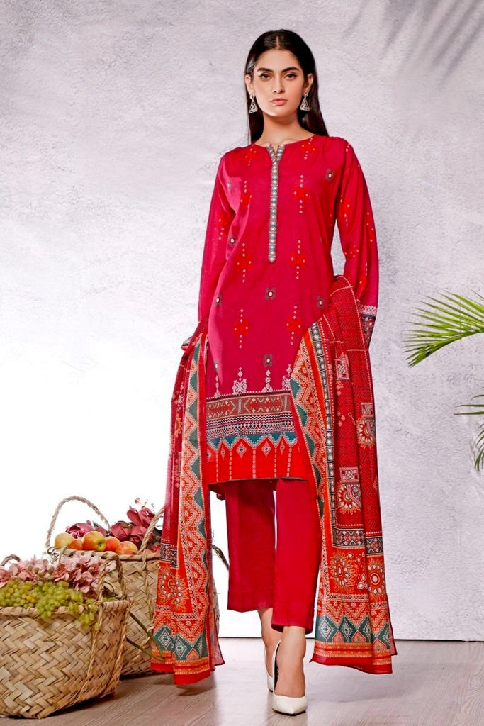 Gul Ahmed Azaadi Edition – 3 PC Unstitched Digital Printed Lawn Suit C ...