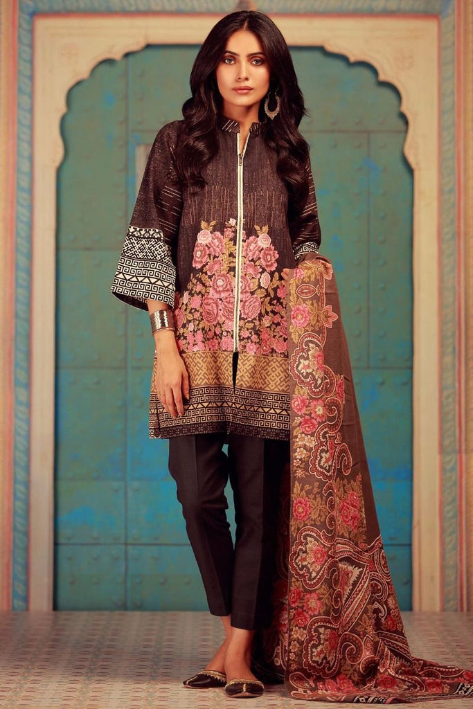 Khaadi Winter Collection 2017 – KA17610 Grey 3Pc
