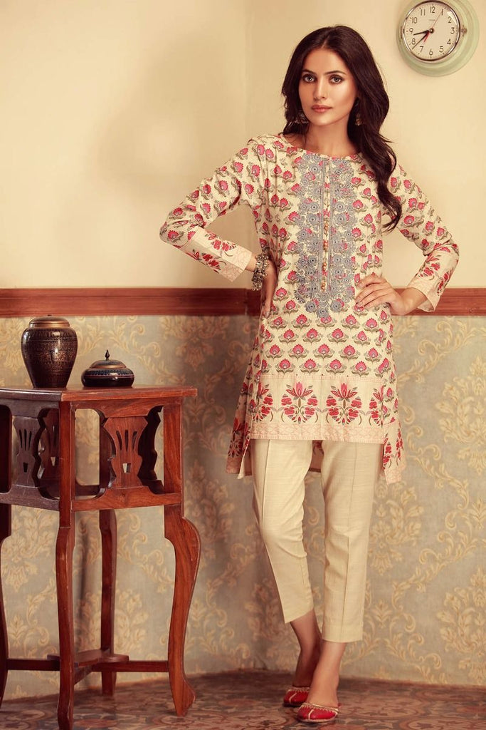 Khaadi Winter Collection 2017 – KI17603 Beige 2Pc