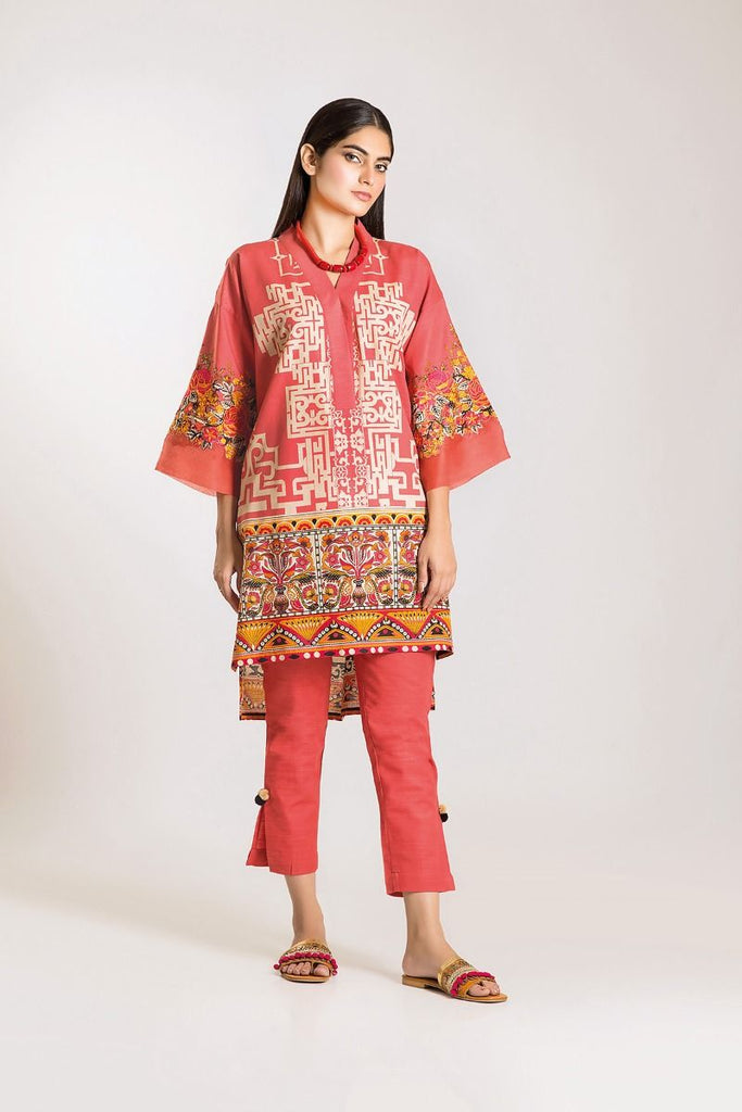 Khaadi Winter Vibe Collection 2019 – KI19502 Pink 2Pc