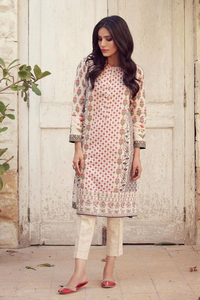 Khaadi Winter Collection 2017 – KJ17619 Off White 2Pc