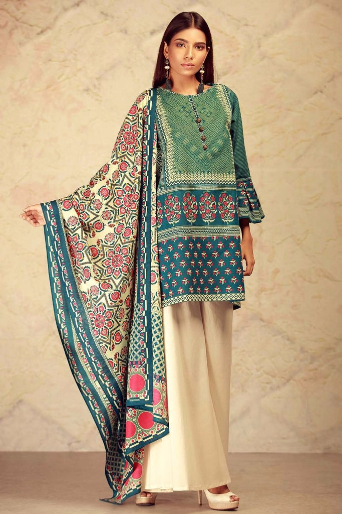 Khaadi Winter Collection 2017 – KL17604 Blue 2Pc