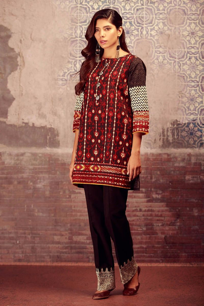 Khaadi Winter Collection 2017 – KN17603 Black 2Pc