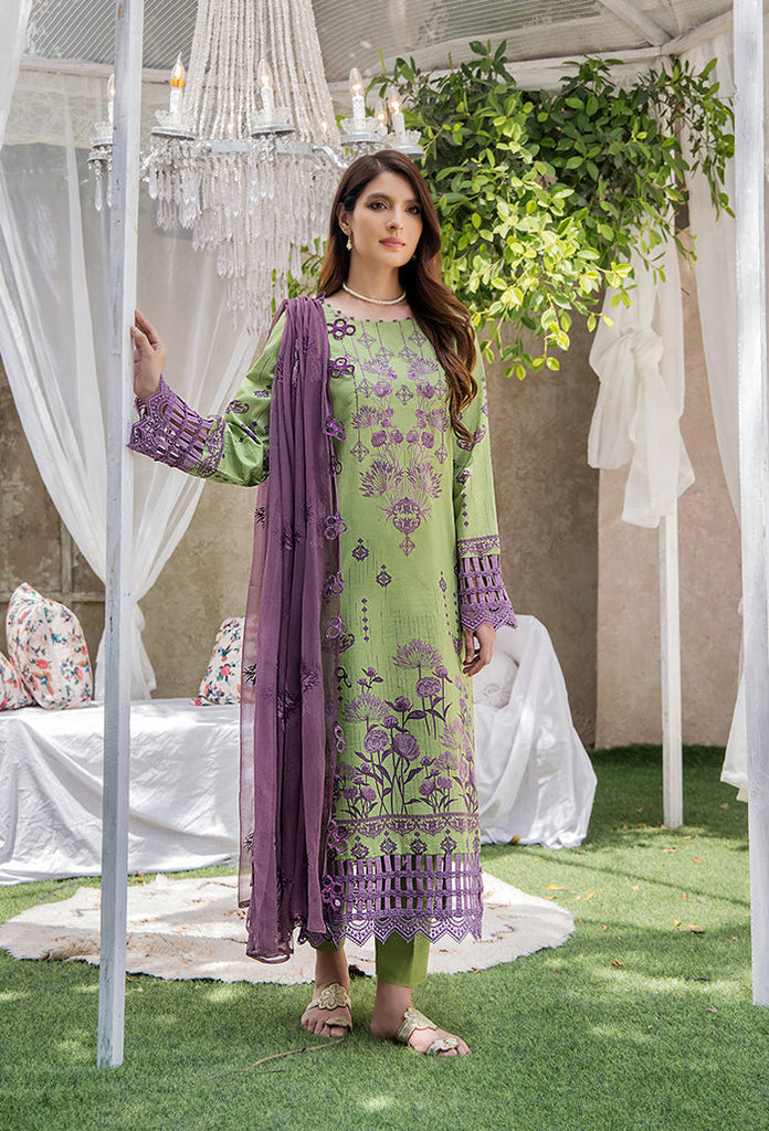 Koel Embroidered Lawn Collection – KO-08