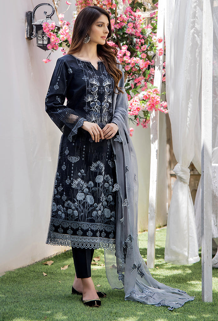 Koel Embroidered Lawn Collection – KO-07