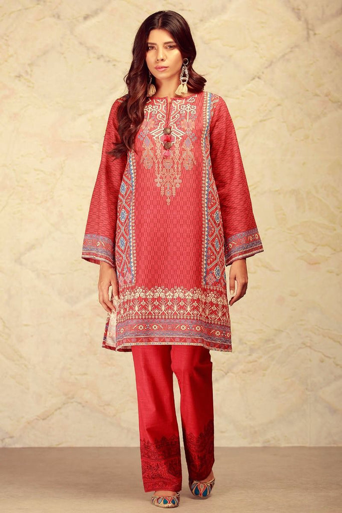Khaadi Winter Collection 2017 – KT17601 Red 2Pc
