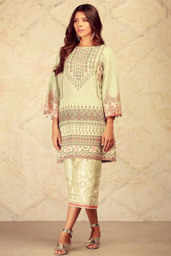 Khaadi Winter Collection 2017 – KT17603 Mint 2Pc