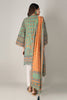 Khaadi Spring Collection 2021 – 2PC Suit · Printed Kameez Dupatta · L21101 Green