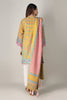 Khaadi Spring Collection 2021 – 2PC Suit · Printed Kameez Dupatta · L21101 Yellow