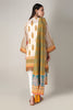 Khaadi Spring Collection 2021 – 2PC Suit · Printed Kameez Dupatta · L21103 Off-white