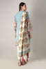 Khaadi Spring Collection 2021 – 2PC Suit · Printed Kameez Dupatta · L21104 Blue
