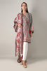Khaadi Spring Collection 2021 – 2PC Suit · Printed Kameez Dupatta · L21108 Grey
