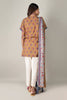 Khaadi Spring Collection 2021 – 2PC Suit · Printed Kameez Dupatta · L21109 Yellow
