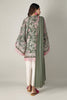 Khaadi Spring Collection 2021 – 2PC Suit · Printed Kameez Dupatta · L21110 Green