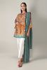 Khaadi Spring Collection 2021 – 2PC Suit · Printed Kameez Dupatta · L21112 Yellow