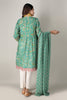 Khaadi Spring Collection 2021 – 2PC Suit · Printed Kameez Dupatta · L21113 Green