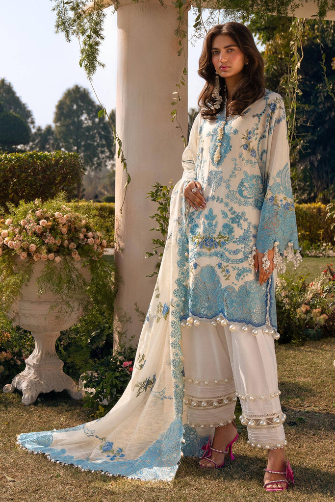 Sana Safinaz Luxury Lawn Collection 2024 – L241-004A-3CV