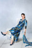Gul Ahmed Summer Premium Collection 2018 – Blue 3 Pc Silk Linen LC-17