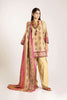 Khaadi Winter Vibe Collection 2019 – LKA19503 Yellow 3Pc