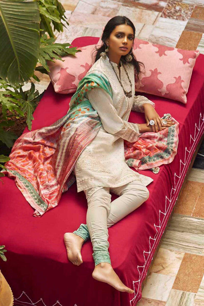 Zara Shahjahan Spring/Summer Luxury Lawn Collection 2019 – Lucknow-A