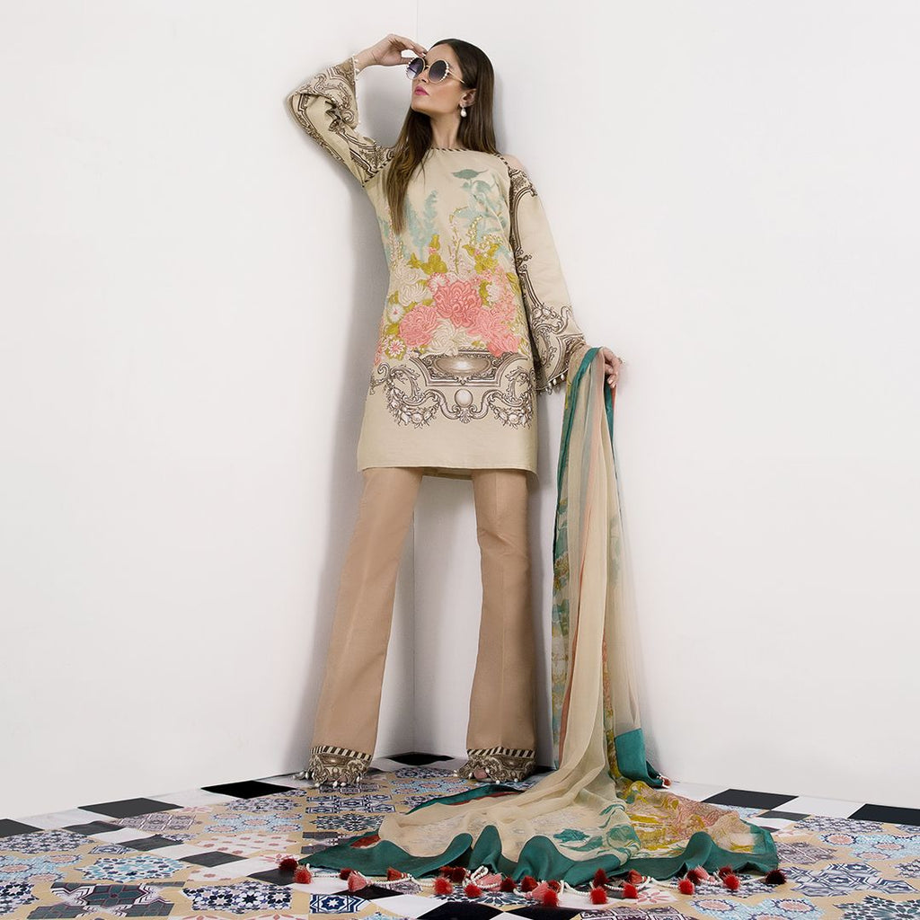 Sana Safinaz Muzlin Winter Collection 2018 – 6B