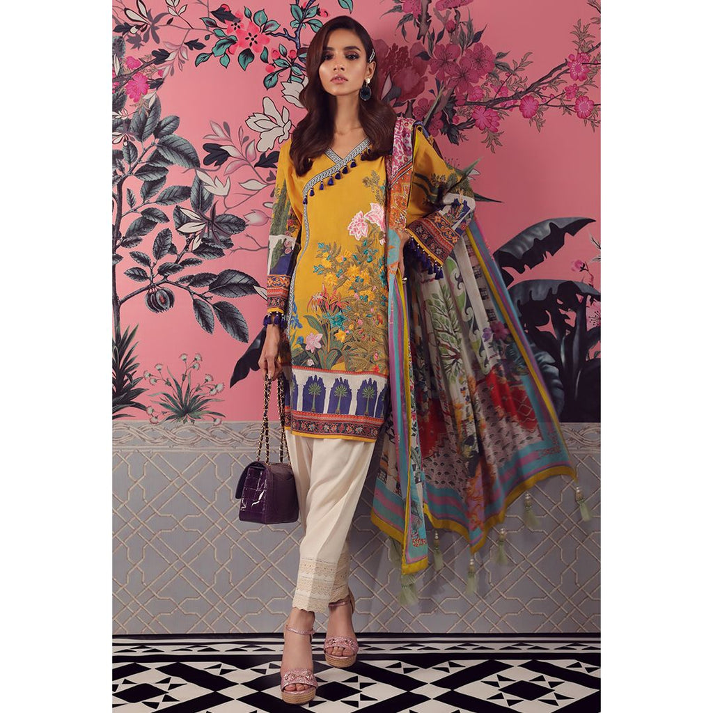 Sana Safinaz Muzlin Lawn Collection 2019 – 16A - Mughalia