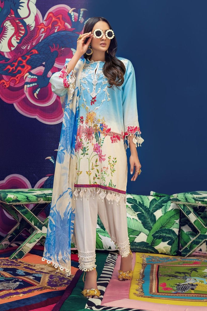 Sana Safinaz Muzlin Lawn Collection 2020 – 09B-Bi