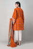 Khaadi Spring Collection 2021 – 2PC Suit · Embroidered Kameez Dupatta · M21106 Orange