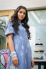AlKaram MAK Spring/Summer 2020 – Two Piece Printed Denim Suit With Viscose Stole - MAK-A-001-20-Blue