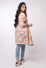AlKaram MAK Spring/Summer Volume 2 – 2 Piece Printed Suit with Printed Stole - MAK-A-004-19-2-Peach
