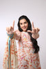 AlKaram MAK Spring/Summer Volume 2 – 2 Piece Printed Suit with Printed Stole - MAK-A-004-19-2-Peach