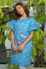 AlKaram MAK Spring/Summer 2020 – One Piece Printed Lawn Shirt - MAK-B-002-20-Turquoise