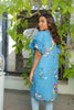 AlKaram MAK Spring/Summer 2020 – One Piece Printed Lawn Shirt - MAK-B-002-20-Turquoise