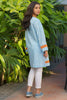AlKaram MAK Spring/Summer 2020 – One Piece Embroidered Cambric Shirt - MAK-D-002-20-Blue