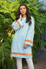 AlKaram MAK Spring/Summer 2020 – One Piece Embroidered Cambric Shirt - MAK-D-002-20-Blue
