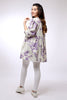 AlKaram MAK Spring/Summer Volume 2 – 1 Piece Printed Cotton Satin Shirt - MAK-F-001-19-2-Purple