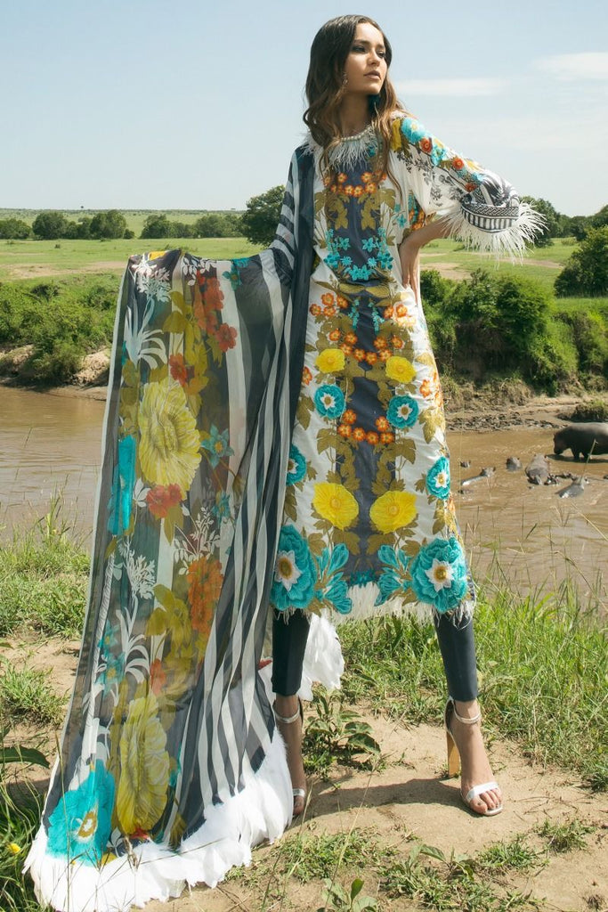 Sana Safinaz Lawn Collection 2018 – 07B